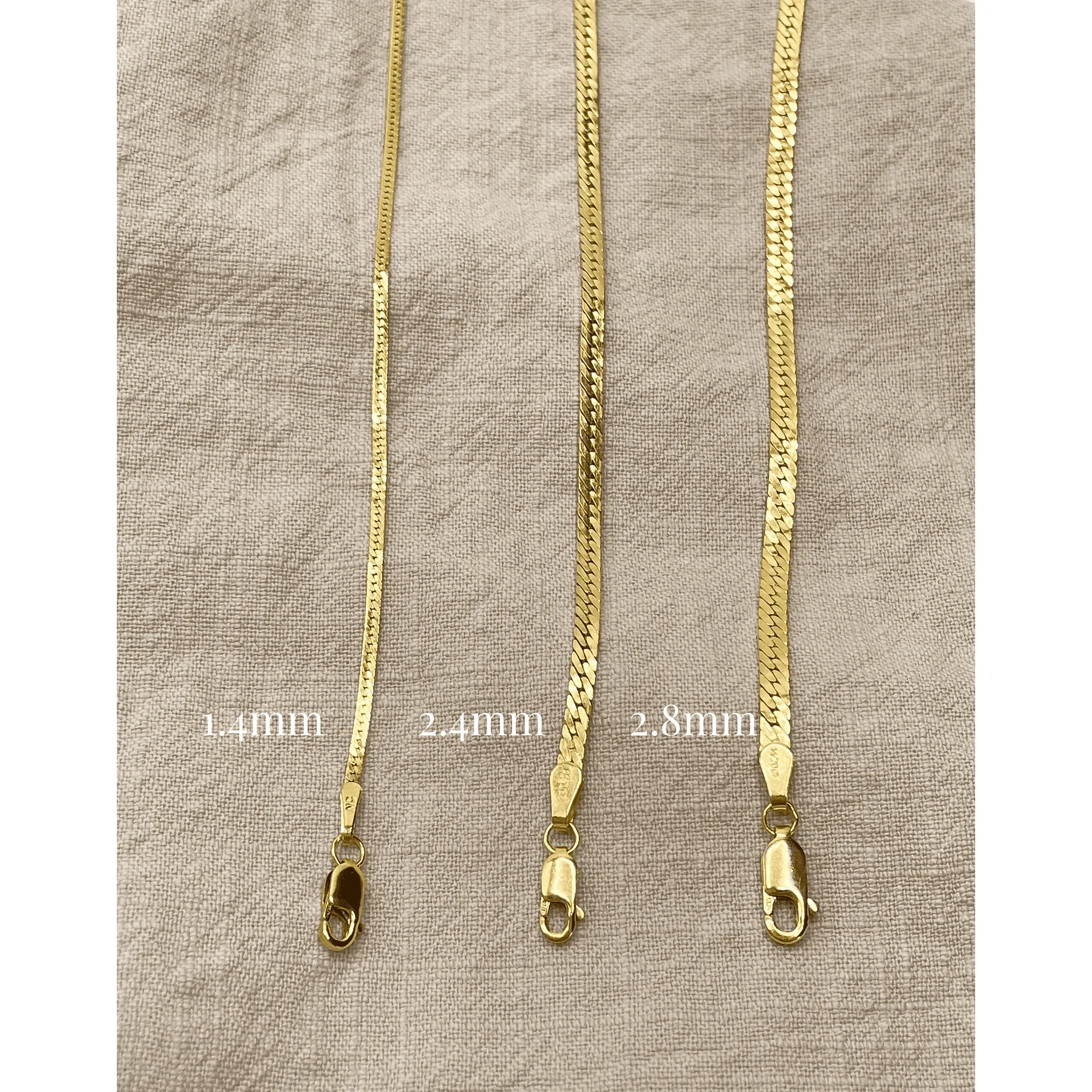 Herringbone Chain sold by Raquel Rosalie product image thumbnail 3