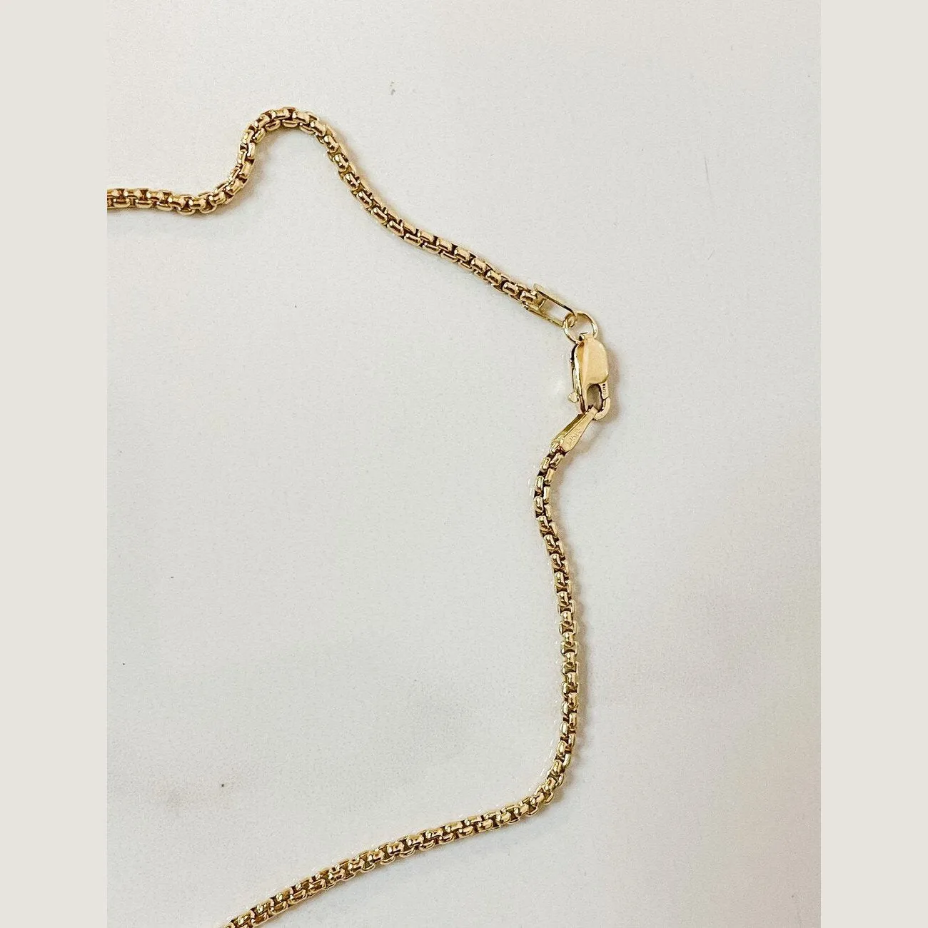 Thick Box Chain sold by Raquel Rosalie product image thumbnail 4