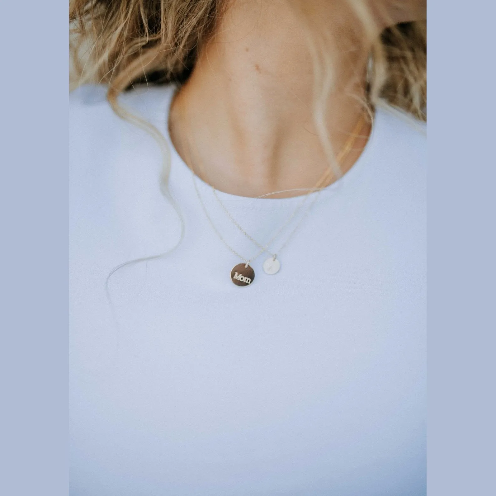 Harlow Disc Necklace sold by Raquel Rosalie product image thumbnail 3