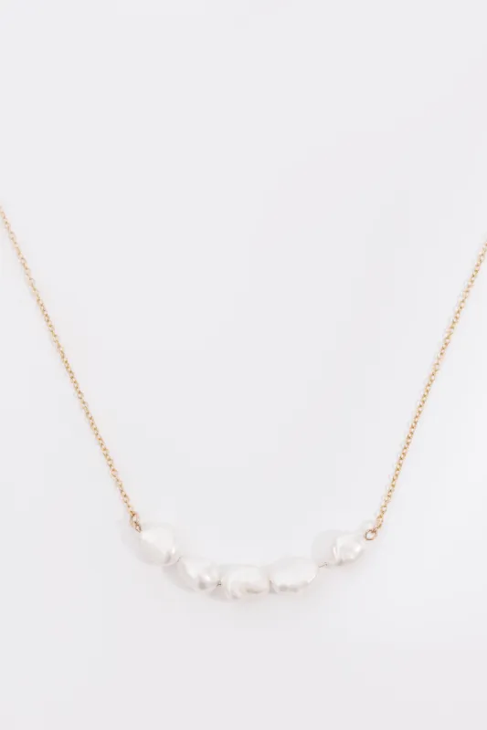 Sage Pearls Necklace sold by Raquel Rosalie