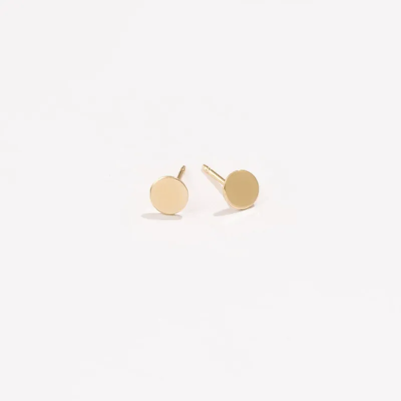 Small Circle Studs sold by Raquel Rosalie
