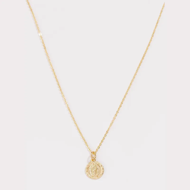Mini Medallion Necklace sold by Raquel Rosalie