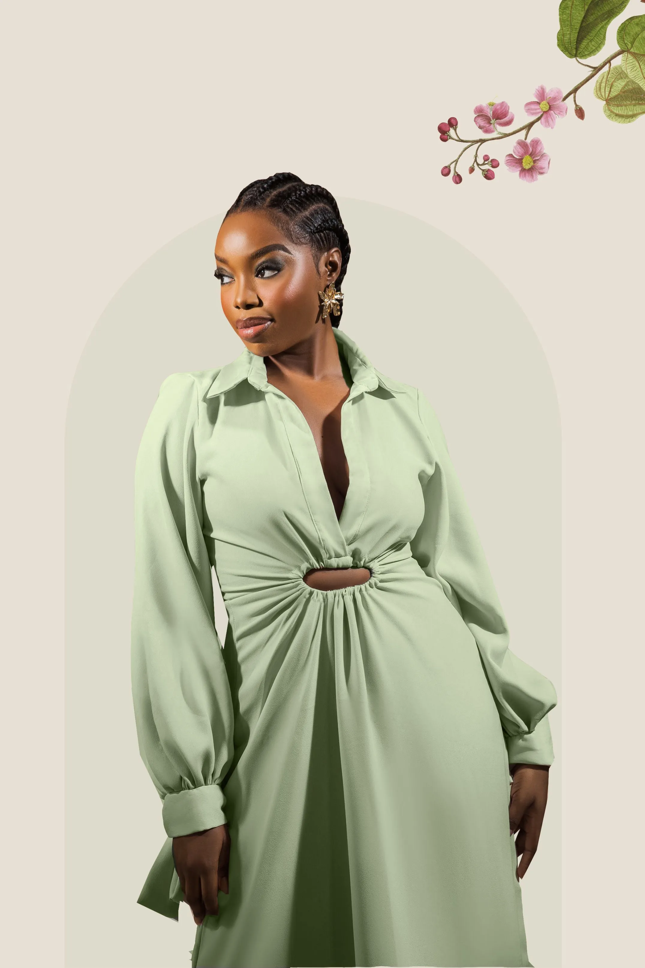 UMI DRESS (Mint) - New sold by IWADÉ product image thumbnail 2