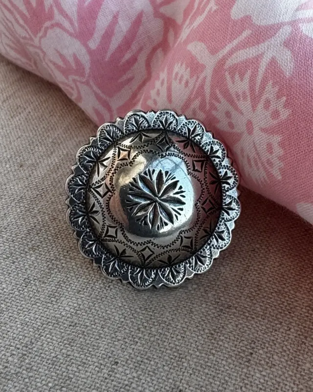Concho Scarf Slide made by Steel City