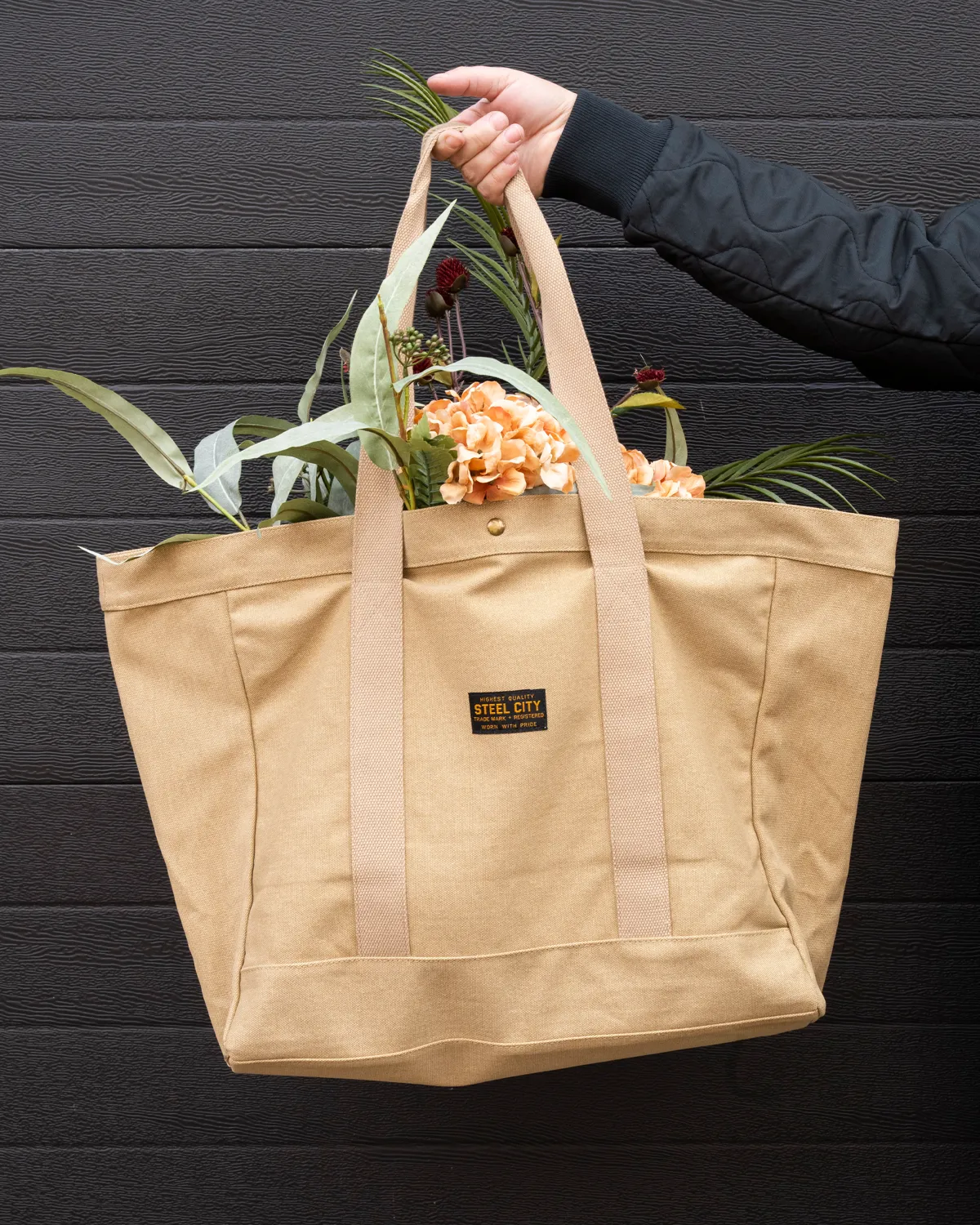 Canvas Shopping Bag sold by Steel City