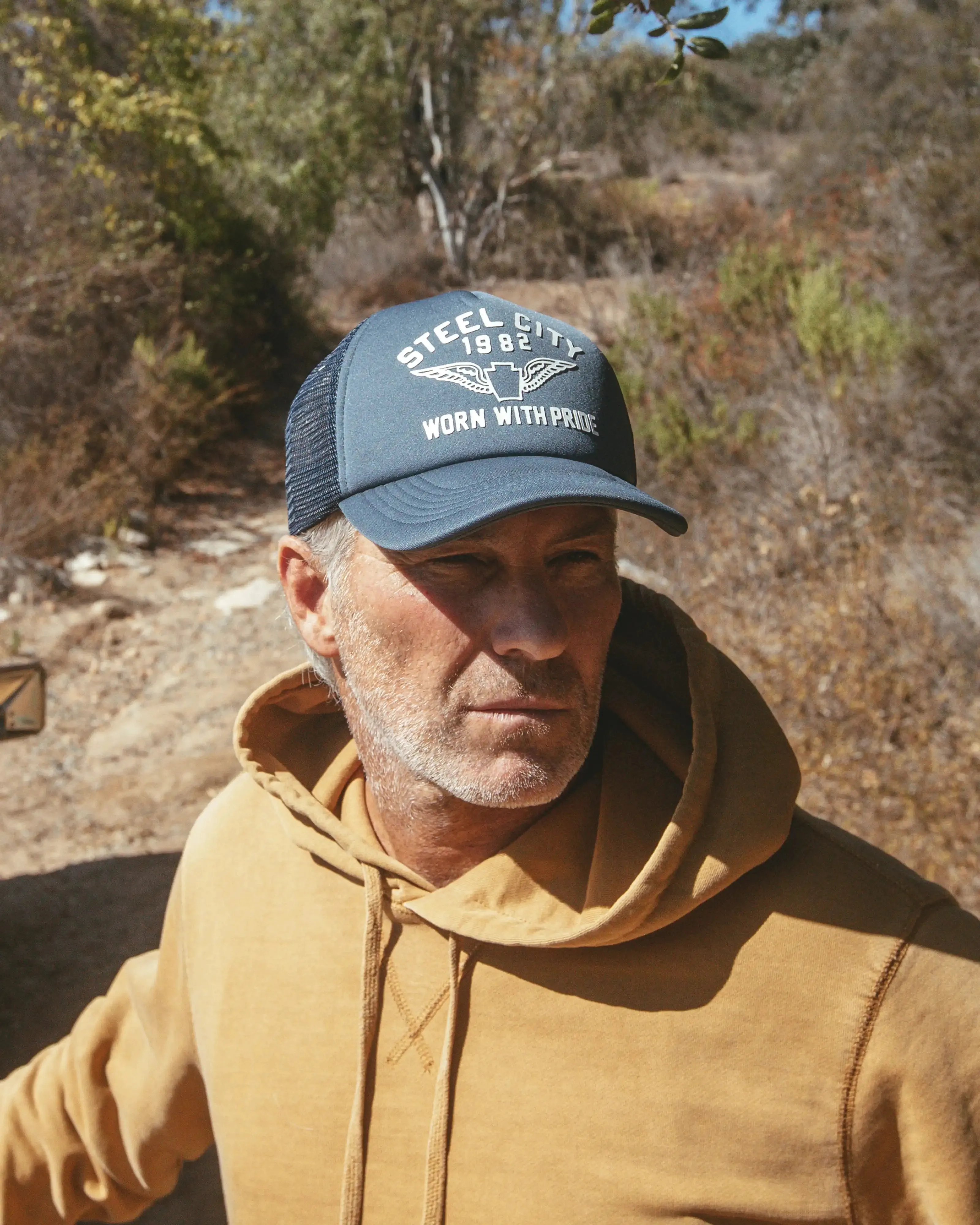 Worn With Pride Trucker Hat sold by Steel City product image thumbnail 3