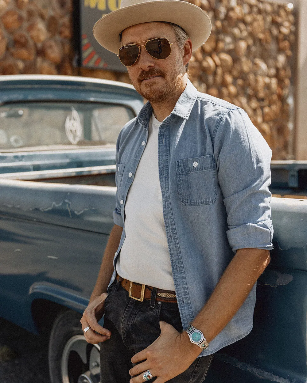 Chambray Shirt sold by Steel City product image thumbnail 5