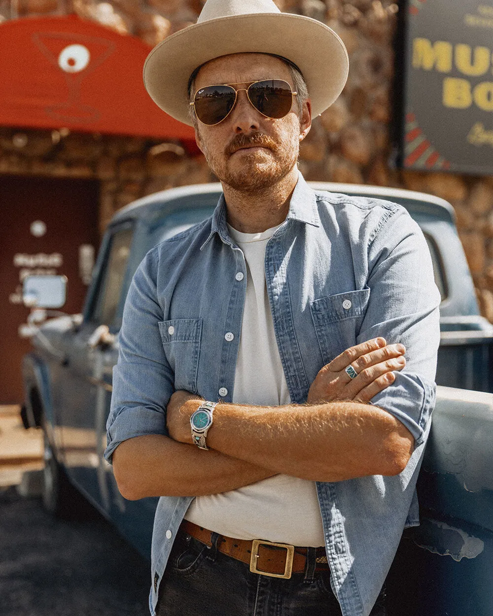 Chambray Shirt sold by Steel City product image thumbnail 3