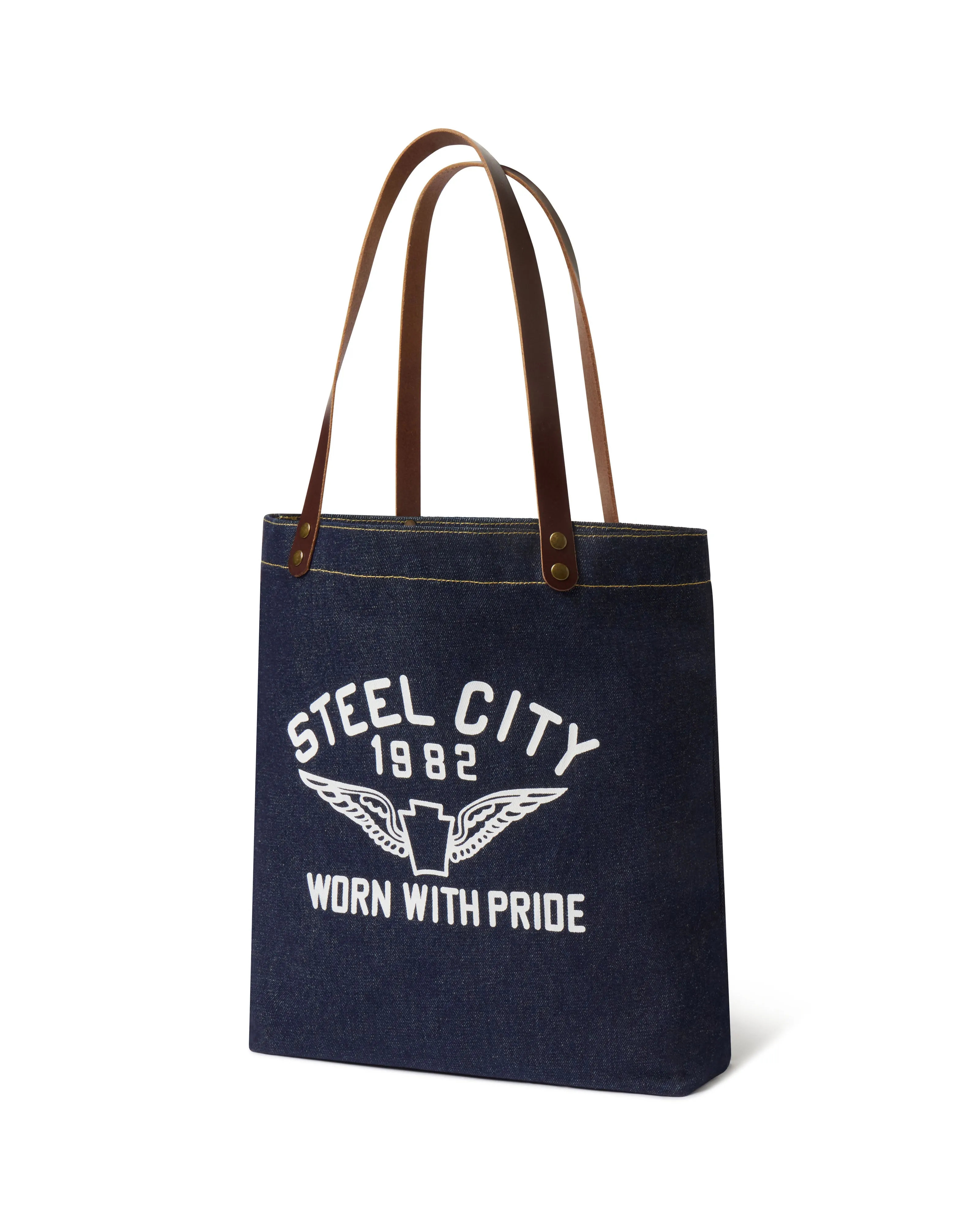 Denim Tote sold by Steel City product image thumbnail 2