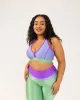 Bold Tri-Colour Bra- Violet sold by FitEet