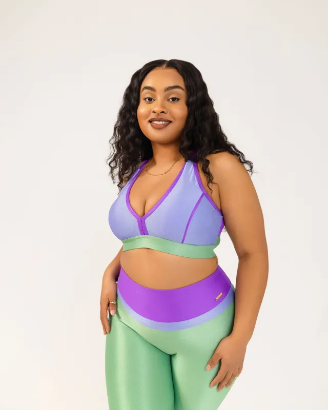 Bold Tri-Colour Bra- Violet sold by FitEet