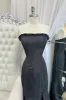 Long Strapless Red Satin Dress for Prom 2025 Mermaid with Slit sold by My Chic Dress