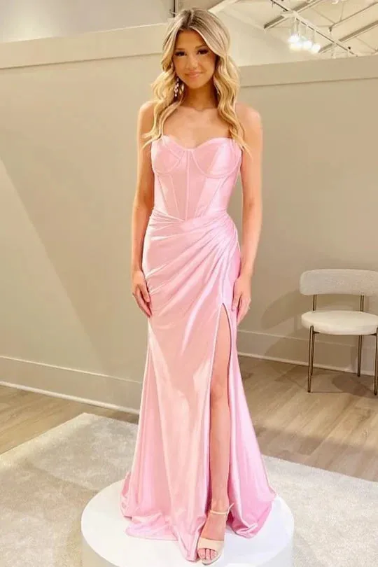 Long Mermaid Formal Dress Sweetheart Prom Dress Spaghetti Straps sold by My Chic Dress product image thumbnail 2