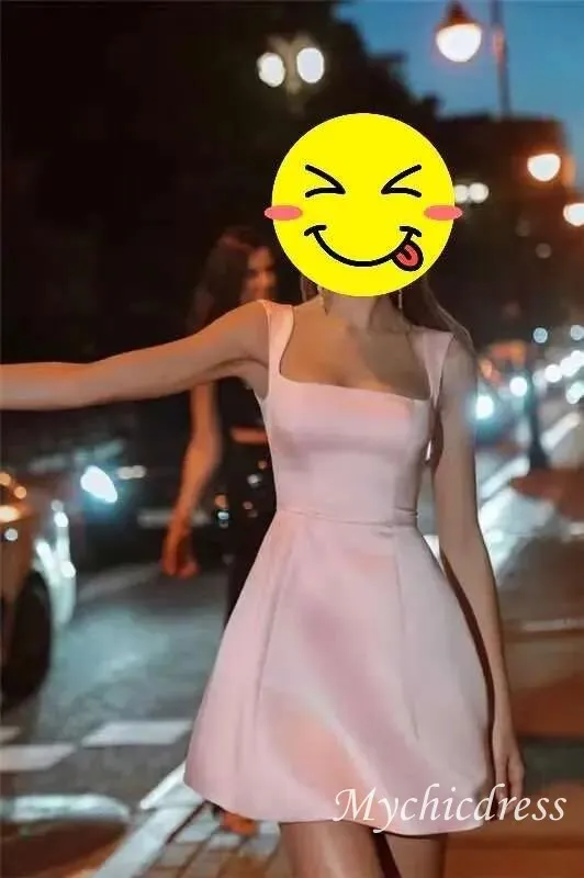 A-Line Beach Mini Wedding Dress Short Sleeveless sold by My Chic Dress product image thumbnail 3