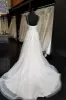 A-Line Lace Beach Wedding Dresses Sleeveless V-neck Tulle Applique sold by My Chic Dress