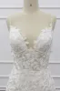 Long Mermaid Lace Beach Wedding Dress Appliques Spaghetti Strap sold by My Chic Dress