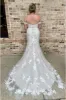 Mermaid White Off-the-Shoulder Wedding Dress Appliques sold by My Chic Dress