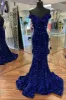 Cheap Long Formal Dress Royal Blue Prom Dress Sequins Mermaid sold by My Chic Dress