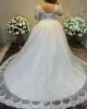 Hot Long Sleeves Modest Plus Size Wedding Dresses Tulle Lace Off the Shoulder sold by My Chic Dress
