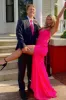 Purple Sequins Mermaid Prom Dress Slit Long Evening Gown Sleeveless sold by My Chic Dress