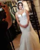 Princess Long Mermaid Lace Wedding Dresses Tulle Straps with Applique sold by My Chic Dress