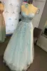 One Shoulder Flowers Lace Prom Dresses Applique Sweetheart with Split sold by My Chic Dress