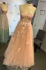 One Shoulder Flowers Lace Prom Dresses Applique Sweetheart with Split sold by My Chic Dress