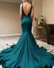 Long Mermaid Green Sequin Prom Dresses V Neck Formal Dress with Split sold by My Chic Dress