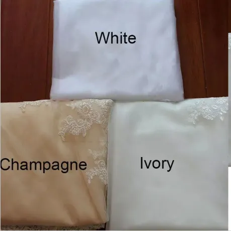 A line Lace Long Sleeves Plus Size Wedding Dresses Illusion Tulle Bridal Gown sold by My Chic Dress product image thumbnail 5