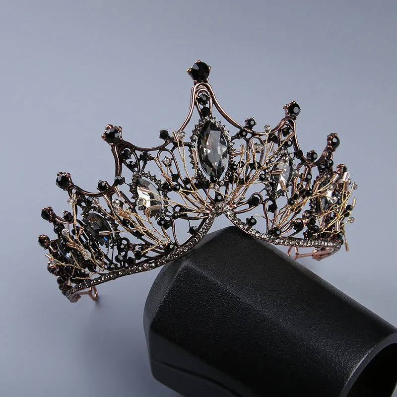 Crystal Bridal Tiara for Wedding Shiny Quinceanera Crowns sold by My Chic Dress product image thumbnail 3