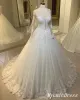 Elegant Modest Lace Long Sleeves Wedding Dresses Ball Gown Winter Bridal Dress sold by My Chic Dress