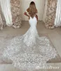 Vintage Lace White Wedding Dresses Embroidery Off the Shoulder Bridal Gown sold by My Chic Dress