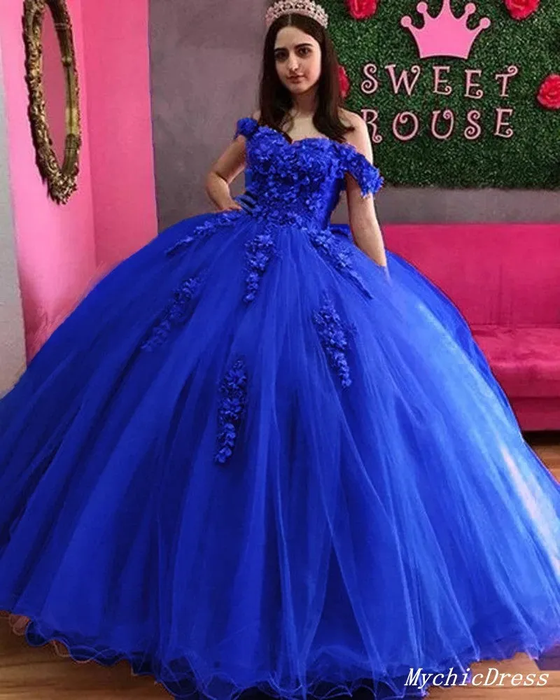 Hot Off the Shoulder 2025 Purple Quinceanera Dresses Tulle Ball Gown Sweet 16 Dress sold by My Chic Dress product image thumbnail 2