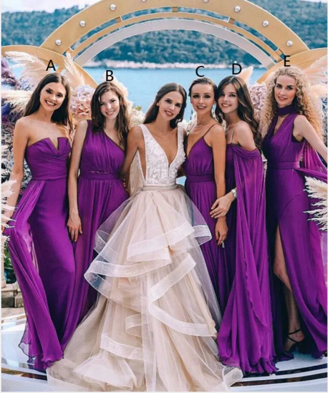 Sexy Mermaid Multiway Purple Bridesmaid Dresses dresses sold by My Chic Dress