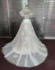 A Line Lace Beach Boho Wedding Dresses Backless Spaghetti Strap Bridal Gown sold by My Chic Dress