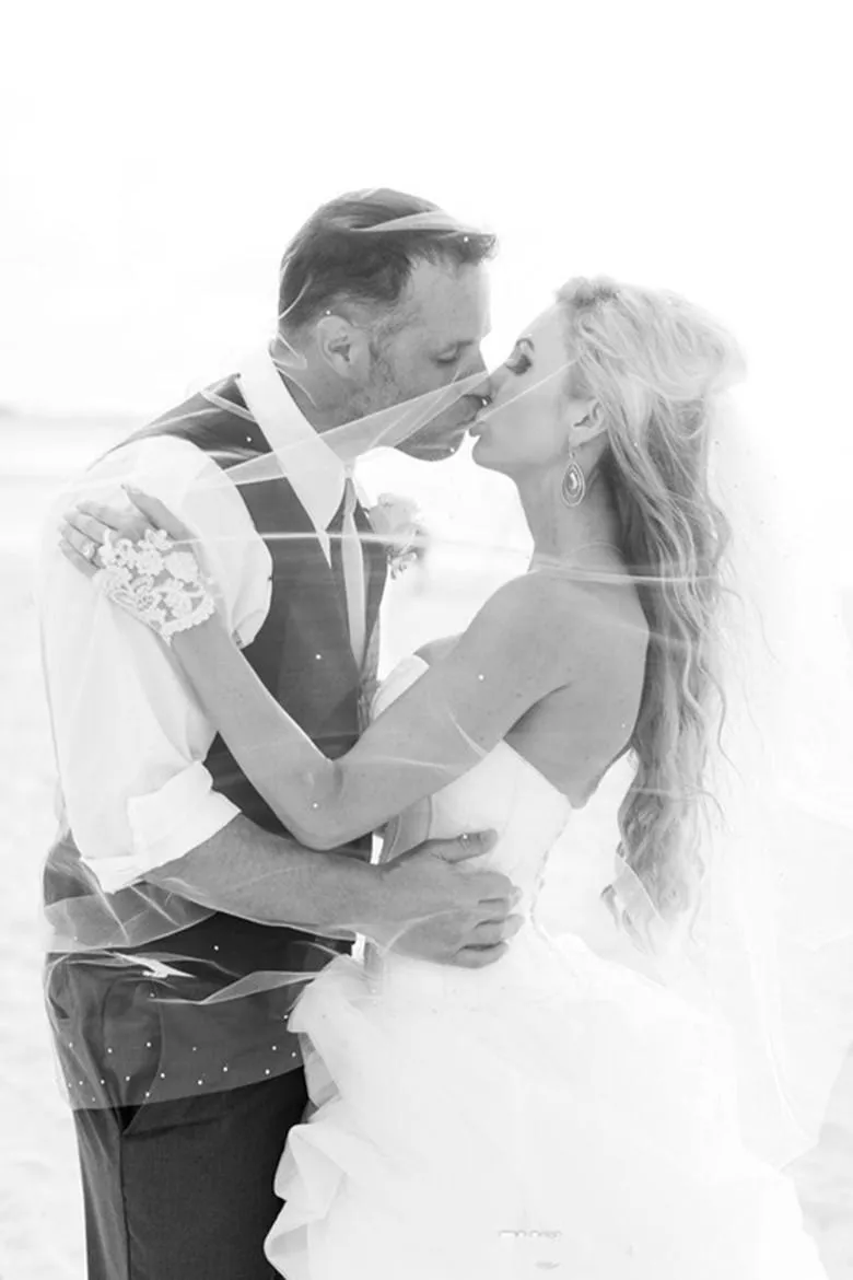 Gorgeous Beach White Short Wedding Dresses Hi Low Flattering Corset Bridal Gowns sold by My Chic Dress product image thumbnail 2