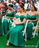 Multiway Mermaid Emerald Green Bridesmaid Dresses Long Wedding Guest Dress sold by My Chic Dress