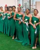 Multiway Mermaid Emerald Green Bridesmaid Dresses Long Wedding Guest Dress sold by My Chic Dress