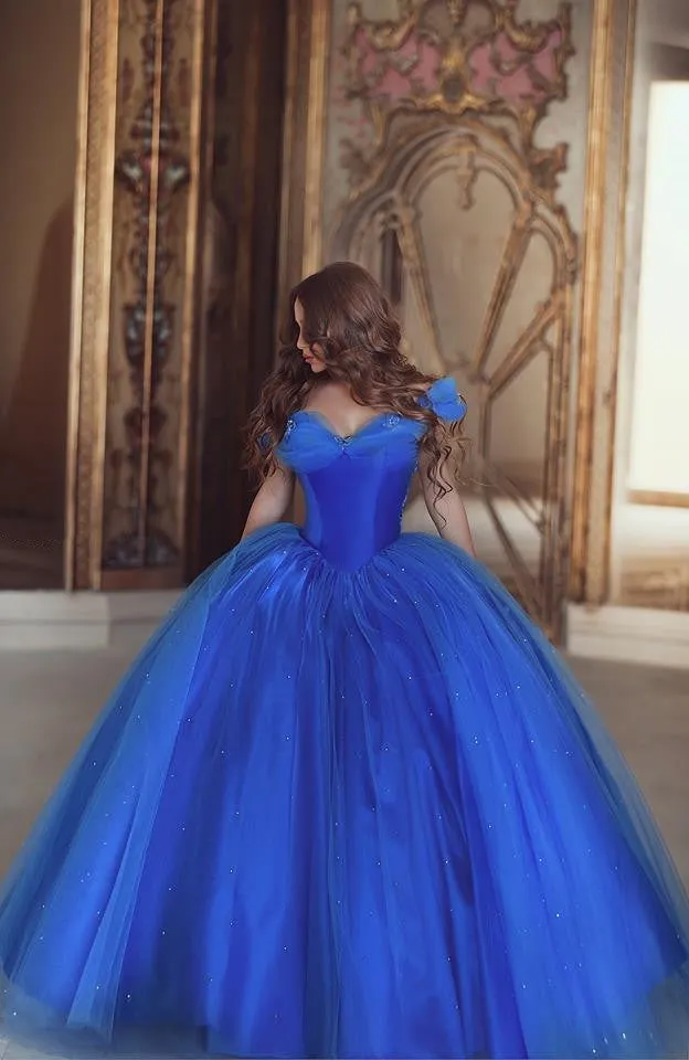Princess 2025 Royal Blue Quinceanera Dresses Ball Gown Tulle Sweet 16 Dresses sold by My Chic Dress product image thumbnail 3