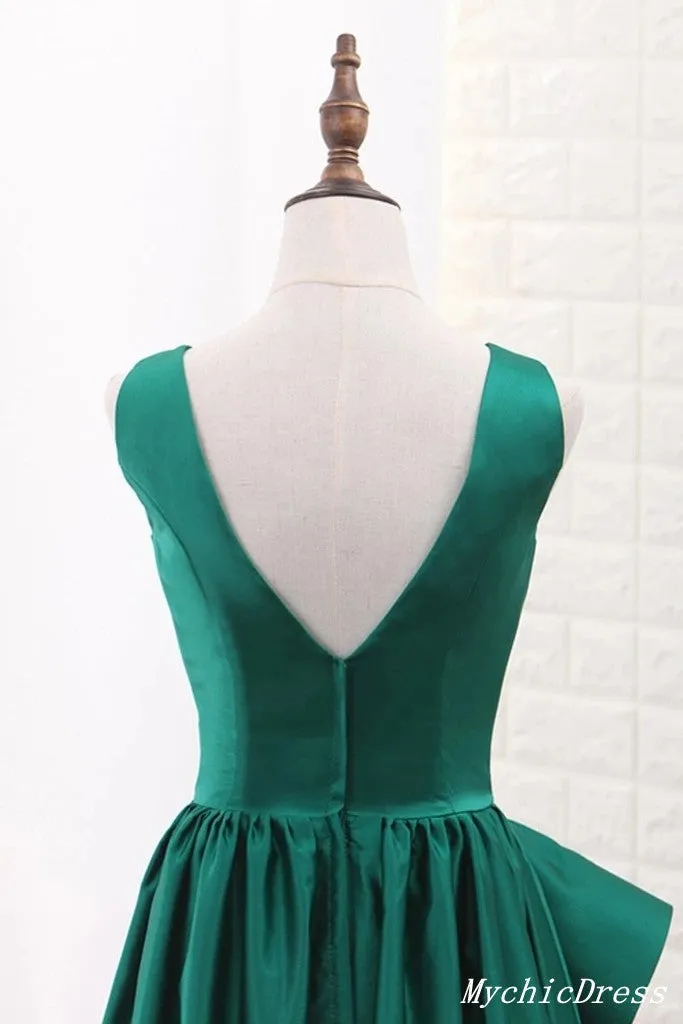 Hot Floor Length V Neck Sleeveless Sexy Green Prom Evening Dresses sold by My Chic Dress product image thumbnail 5