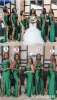 Multiway Elastic Satin Emerald Green Bridesmaid Dresses Mismatched sold by My Chic Dress