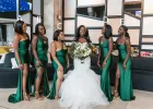 Multiway Elastic Satin Emerald Green Bridesmaid Dresses Mismatched sold by My Chic Dress