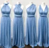 Simple Multiway Infinity Light Blue Bridesmaid Dress for Weddings sold by My Chic Dress