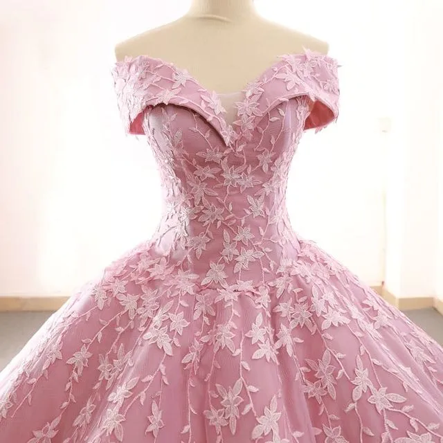 Ball Gown Pink Quinceanera Dresses Sweet 16 Dresses Lace Up sold by My Chic Dress product image thumbnail 2