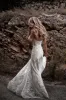Beach Ivory Lace Wedding Dresses Long Mermaid Bridal Gown sold by My Chic Dress