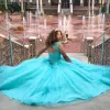 Sweet Jewel Beadings Long Blue Quinceanera Dresses sold by My Chic Dress
