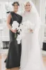 Black One-Shoulder Dress for Bridesmaids with Bow Strap sold by My Chic Dress