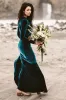 Long Sleeves Velvet Dark Green Formal Dresses for Winter Weddings sold by My Chic Dress