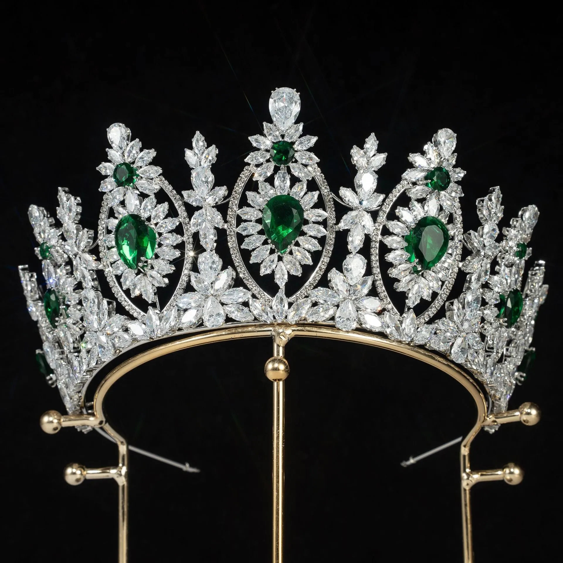 Bridal Crown Zircon Baroque Headband Quince Crown Hair Accessories sold by My Chic Dress product image thumbnail 2