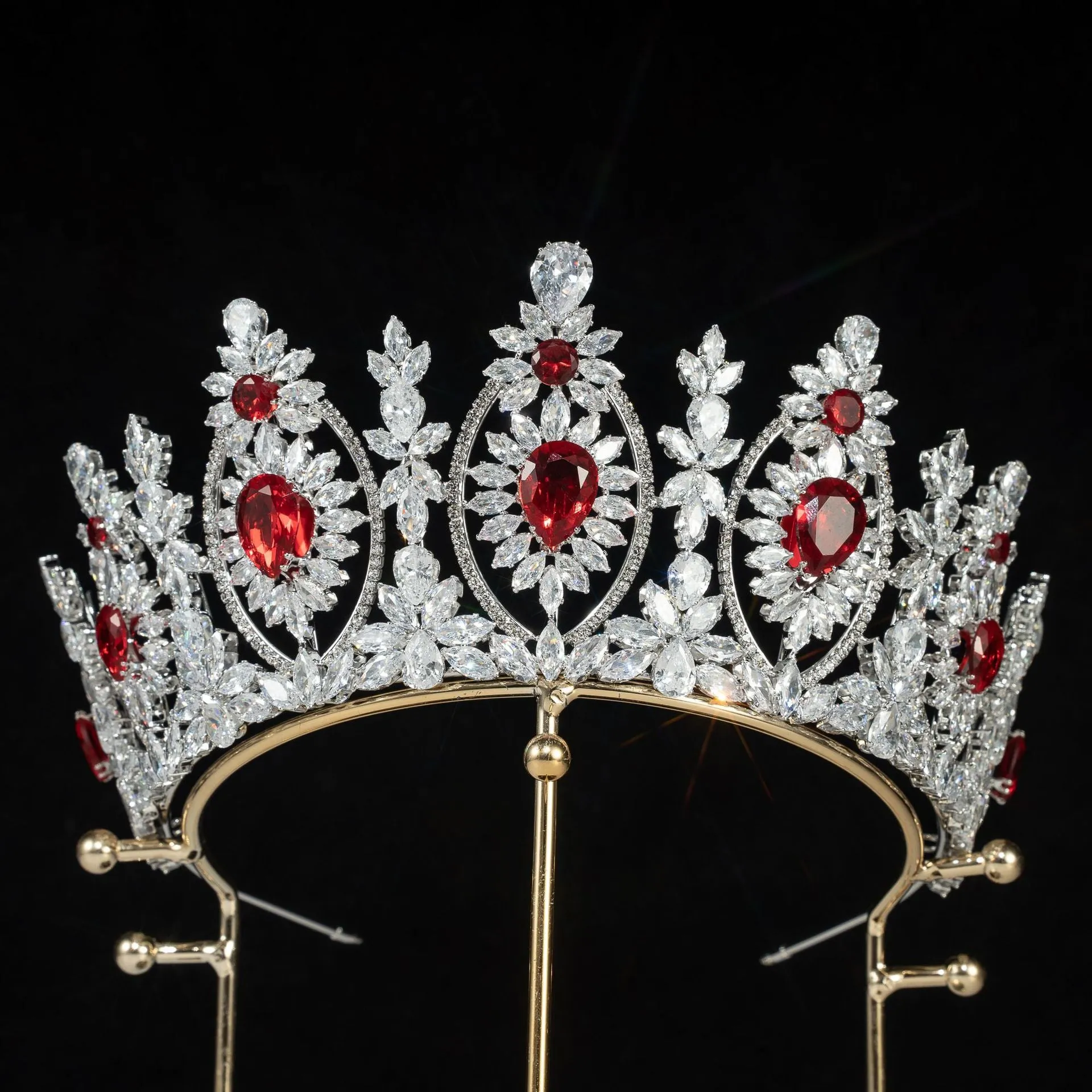 Bridal Crown Zircon Baroque Headband Quince Crown Hair Accessories sold by My Chic Dress